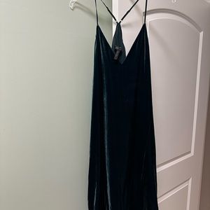 Emerald velvety BCBG dress